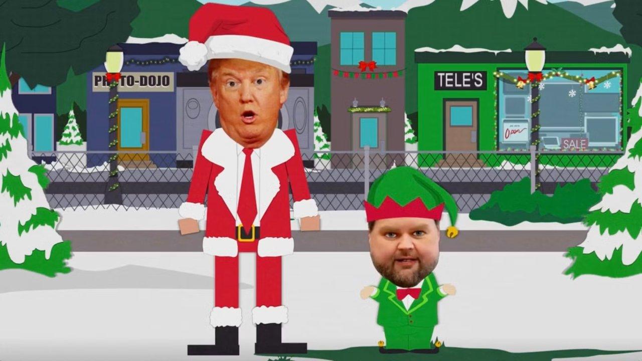 Donald Trump se vistió de Papá Noel y JD Vance de elfo en el final de la temporada 28 de South Park