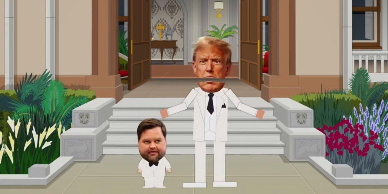 JD Vance y Donald Trump juntos en el episodio 2 de la temporada 27 de South Park